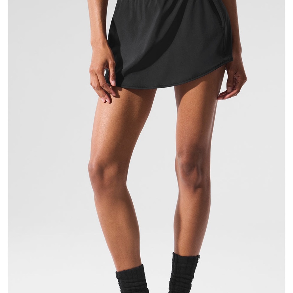 ALO Yoga Match Point Tennis Skirt - Black